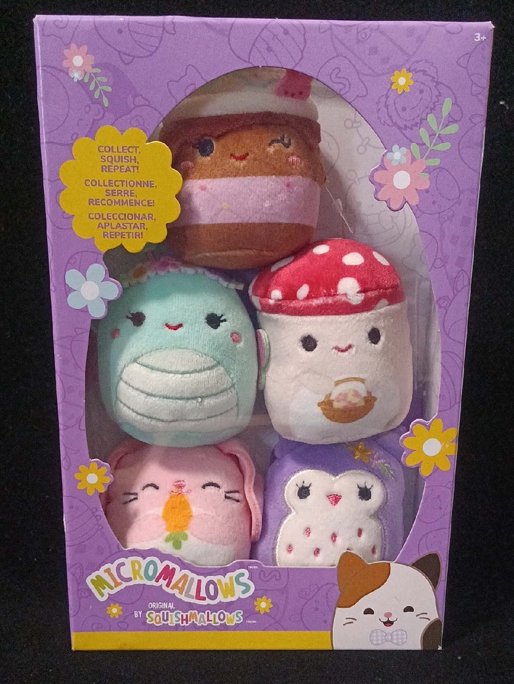 Squishmallows Micromallows Pastel Set - Bob, Malcolm, Holly, Reina and Allegra